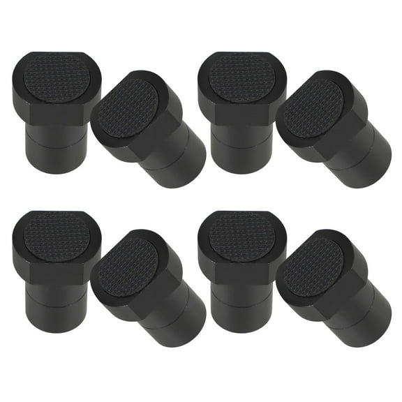ROSENICE 8Pcs Black Aluminium Alloy Workbench Dogs for Woodworking Projects Quick Release Nonslip Stable Surface