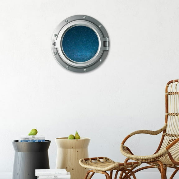 ROSENICE Astronaut Wall Stickers Multi PVC Waterproof 1 Set for Homeowners Room Renovation