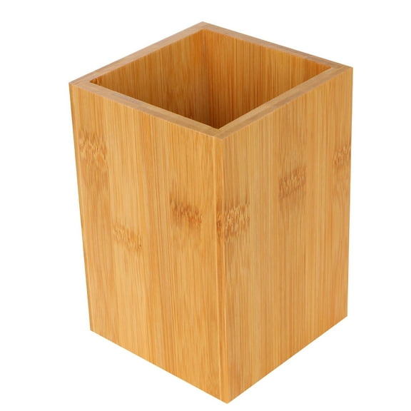 ROSENICE Bamboo Cutlery Organizer Chopsticks Holder Tableware Drying Canister Kitchen Utensil Storage Bucket