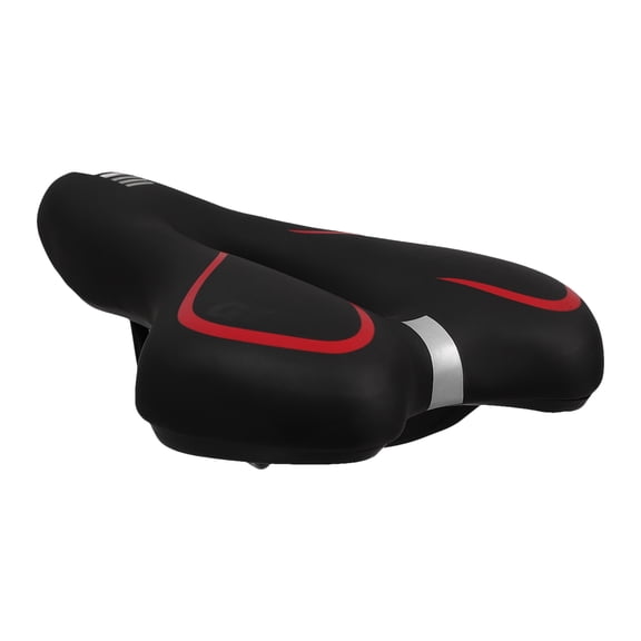 ROSENICE Bike Saddle Pad Red Gel Wide Rear Pad For Mountain Biking 1Set