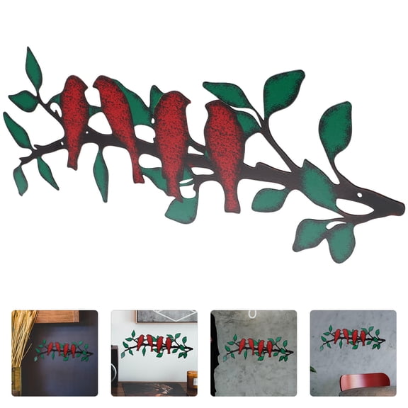 ROSENICE Birds Branch Wall Hanging Decoration Pendant Art Craft For Home And Garden Decor For