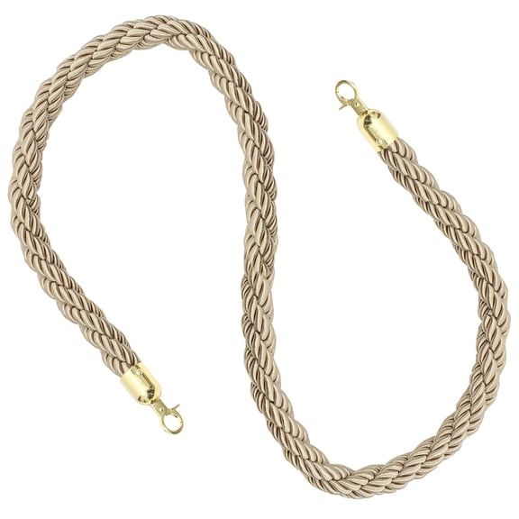 ROSENICE Blue Concierge Pole Rope with Sturdy Zinc Alloy Hooks for Hanging and Crowd Feet