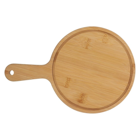 ROSENICE  Bread Storage Tray Kitchen Gadget Serving Round Cutting Board Khaki