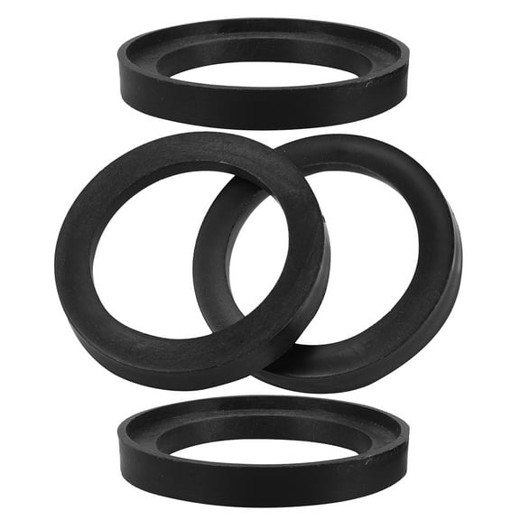 ROSENICE Car Interior Compatible Design 2Pairs Circular Speaker Adapter Spacer Rings 3.9In Inner Diameter Protection