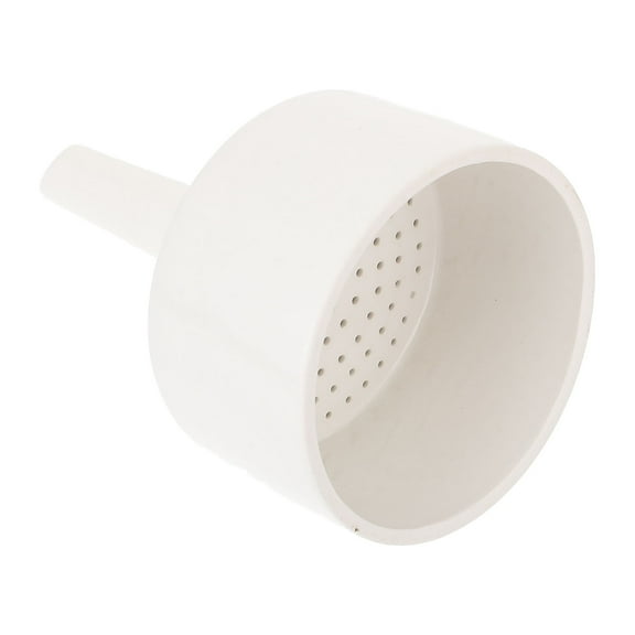 ROSENICE Ceramic Funnel for Laboratory Made of Synthetic Material White Reusable with Round Edges 1pc