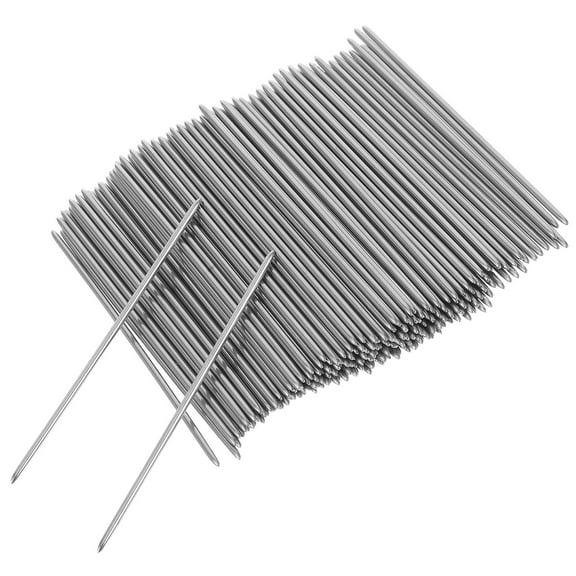 ROSENICE Crochet Doll Stand Needle 200Pcs Metal Silver for DIY Enthusiasts Solves Standing Issues
