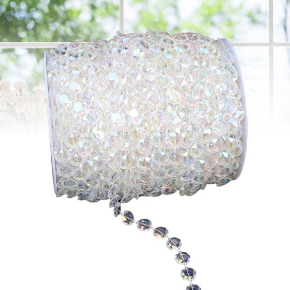 ROSENICE Decorative Chains for Hanging Bead Strand Clear Decoration for Event Planners 1Pcs