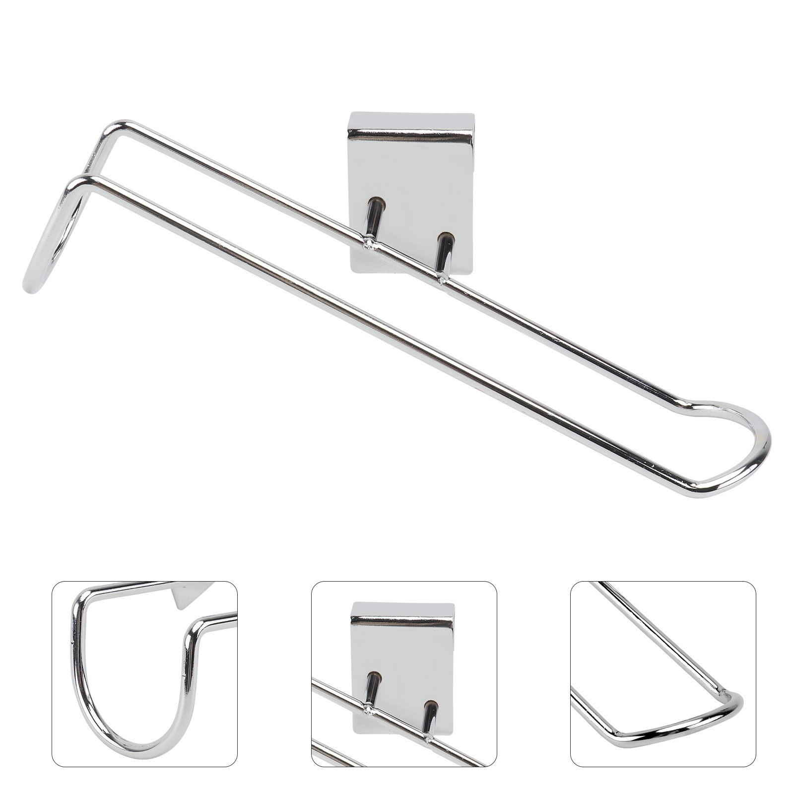 ROSENICE 1Pc Heavy Duty Plated Silver Steel Ice Skate Rack with ...