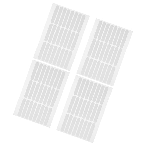 ROSENICE Double Sided Adhesive Tapes 4 Sheets Clear Adhesive for Nail Art Display and Salon