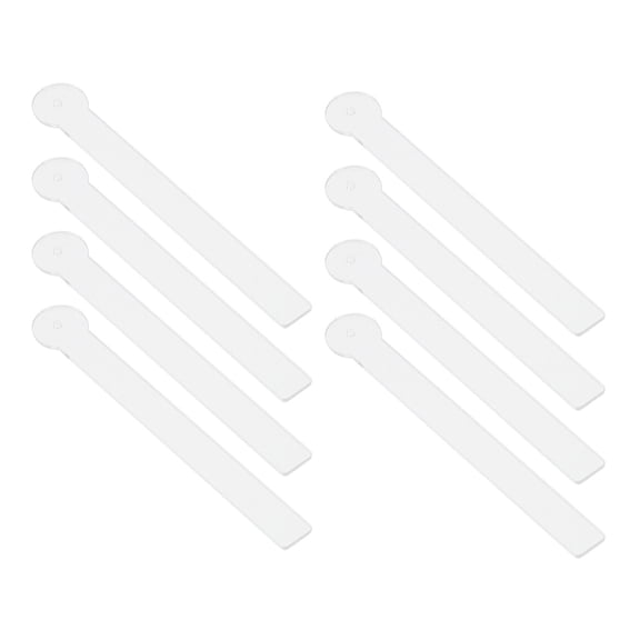 ROSENICE Earring Sticks 8Pcs Simple Design for In-Store Use 10X0.6in