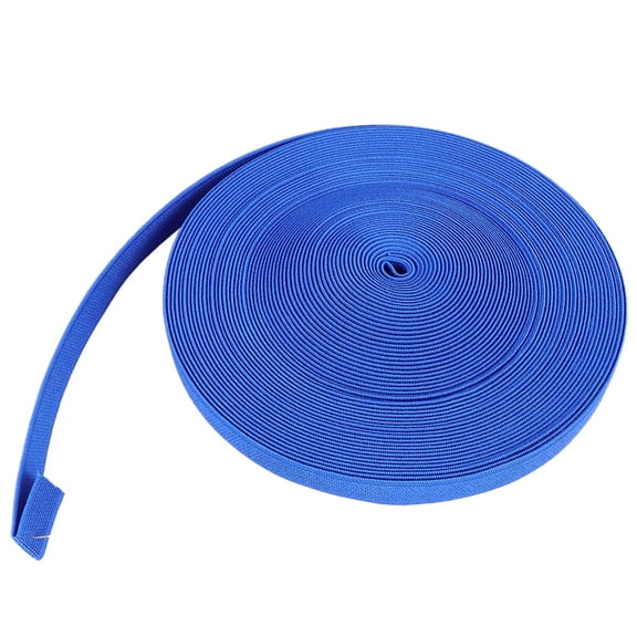 ROSENICE Elastic Band 160x0.6in Dark Blue Polyester Yarn for DIY Shoes Accessory