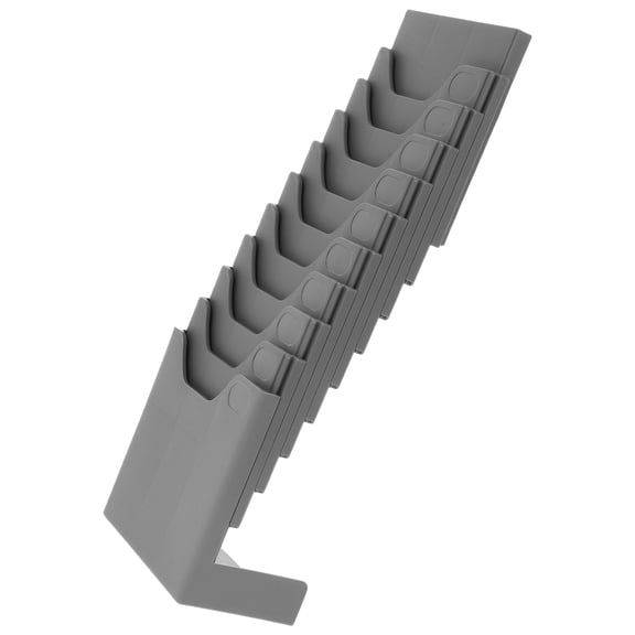 ROSENICE Free Standing Attendance Cards Shelf Information Cards Rack Retractable Storage Rack