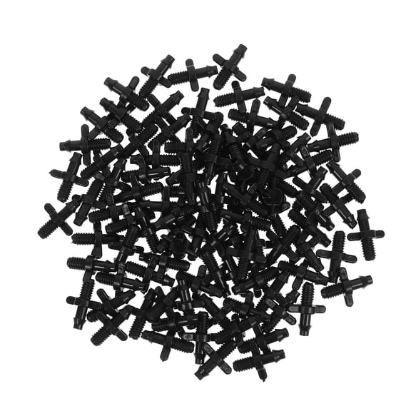 ROSENICE Garden Hose Gasket Washers 100Set Drip Irrigation Barbed Coupling For Tubing Vegetable Garden
