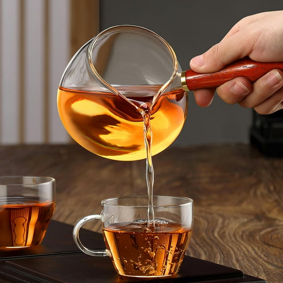 ROSENICE Glass Tea Cup With Infuser For Family And Friends 1 Set