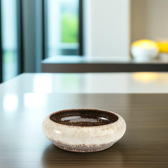 ROSENICE Glazed Planter Garden Vase Bench Ceramic Flowerpot Lightweight