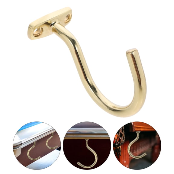 ROSENICE Stable Golden Snooker Table Hook for Hanging Pool Cues and Triangle Frame