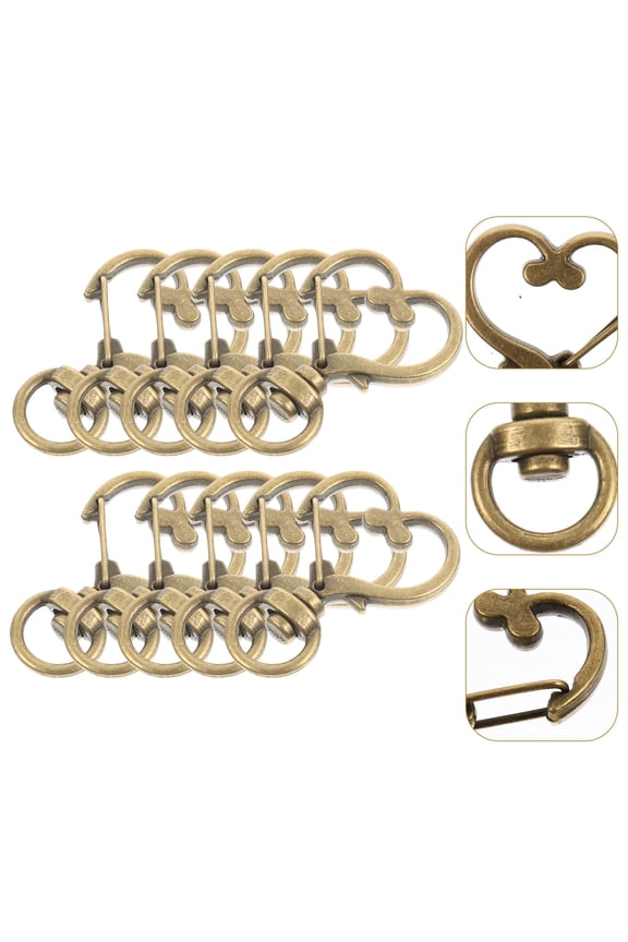 Key Chain Pendant 10Pcs Zinc Alloy Moon Shaped For Lanyards Pendant And