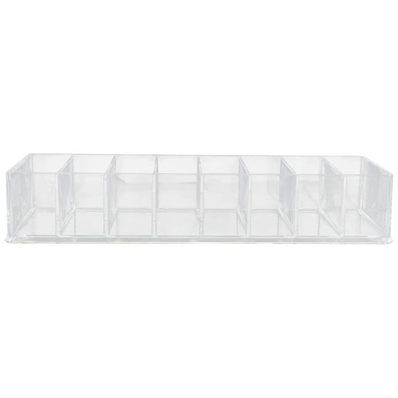 ROSENICE Lip Gloss Storage Case 8 Grids Lipstick Container Desktop Cosmetic Display Box