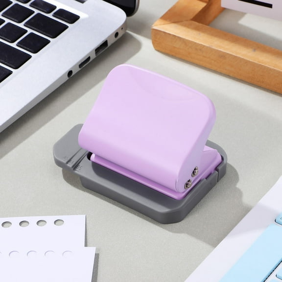 ROSENICE Loose Leaf Hole Puncher Manual Paper Punch For Spiral Binding Portable 6-Hole Paper Hole Puncher Binder Hole Punch For Binding