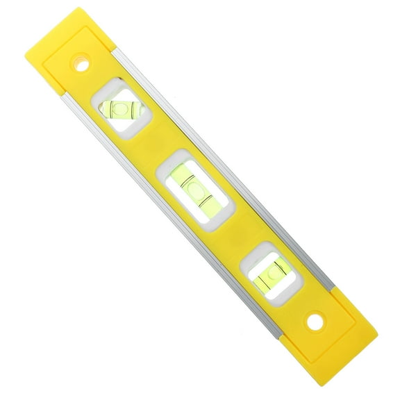 ROSENICE Mini Levelling Device 23X4X1.5Cm Abs Aluminum Alloy Leveler Tools with High Precision Measurement 1Pack