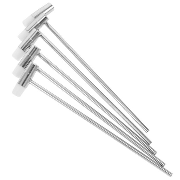 ROSENICE Mini Multifunctional Hammer 5Set For Diy Crafts And Assembly With Stainless Steel And Plastic