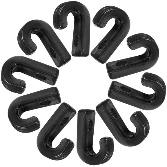 ROSENICE Multi-Function Canoe Hooks 10Pcs Sturdy Lashing Hooks For Boat Equipment Outdoor Activities