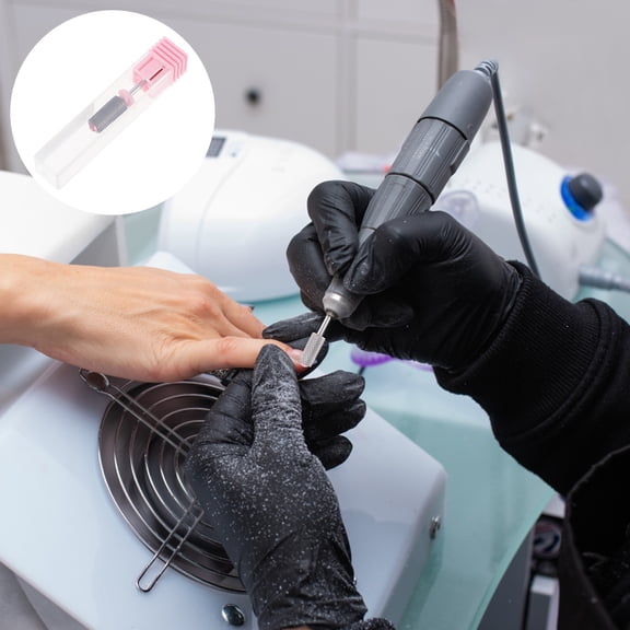 ROSENICE Nail Reshaping 1Pcs Pink Tungsten Steel Nail Drill Bit for Cuticle