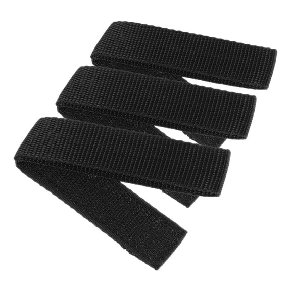 ROSENICE Nylon Trunk Cover Pull Rope 3Pcs Car Owners Reliable Fastening Strap 11.8X1X0.08In
