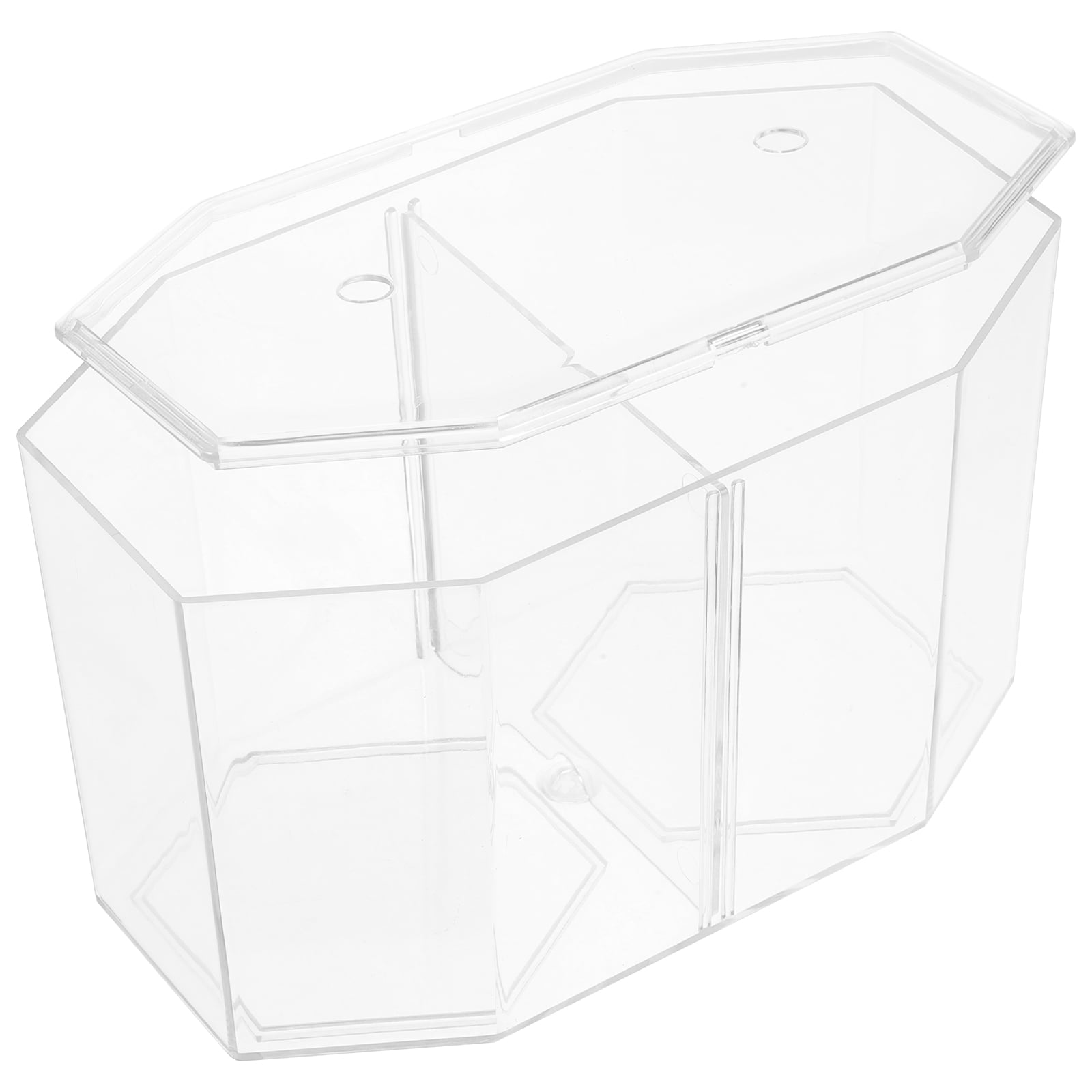 Picture of ROSENICE Octagonal Fish Tank Guppy Breeding Box Desk Appearance ...