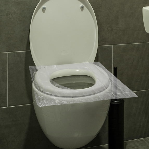 ROSENICE Portable Toilet Liners 50Pcs For In Airplane And Hotel