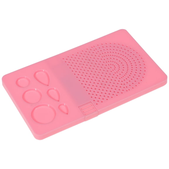 ROSENICE Quilling Board Pink 5.98X3.62X0.31in Paper Winding Tool for Learners 1 Set