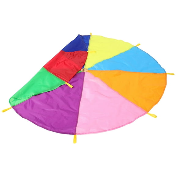 ROSENICE Rainbow Parachute 200X200In for Childrens Game Prop and Family Outings 1Pack