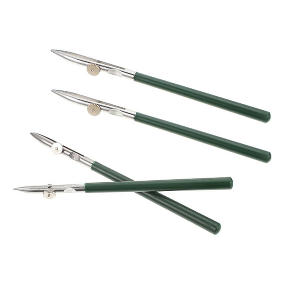 ROSENICE Ruling Pen for Precise Lines for Painters Dark Green Plastic and Iron
