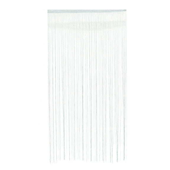 ROSENICE Screen Curtain for Doorway Silver Polyester Privacy Protection 1 Set