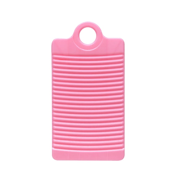 ROSENICE Plastic Washing Board for Home Use Made of PP Material Pink Easy to Use Save Water and Effort 7.87x4.72x0.79 Inches