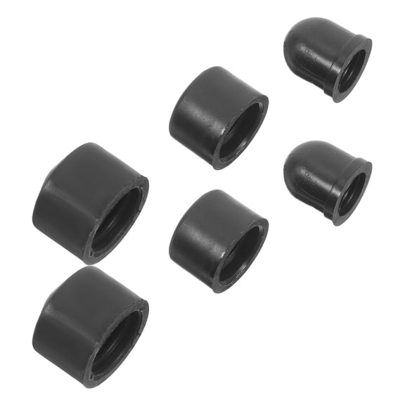 ROSENICE Shock Absorption Skateboard Bushing Set 6Pcs for Truck Replacement Black