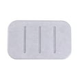 thumbnail image 1 of ROSENICE Diatomite Soap Dish Grey Household Users Home Daily Use 1Set 5.1x3.1x0.3in, 1 of 8
