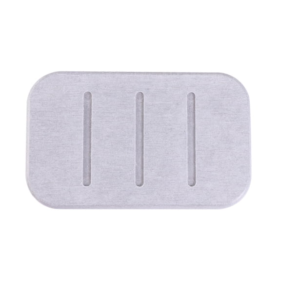 ROSENICE Diatomite Soap Dish Grey Household Users Home Daily Use 1Set 5.1x3.1x0.3in