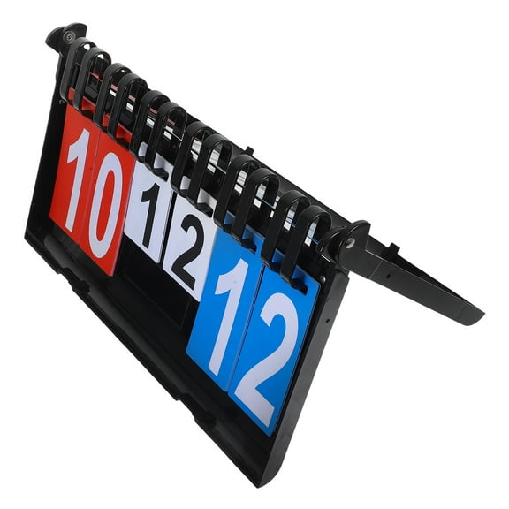 ROSENICE Sports Use Portable Tabletop Scoreboard Flipper Assorted Color 1Pack Box-Shaped for Basketball Game