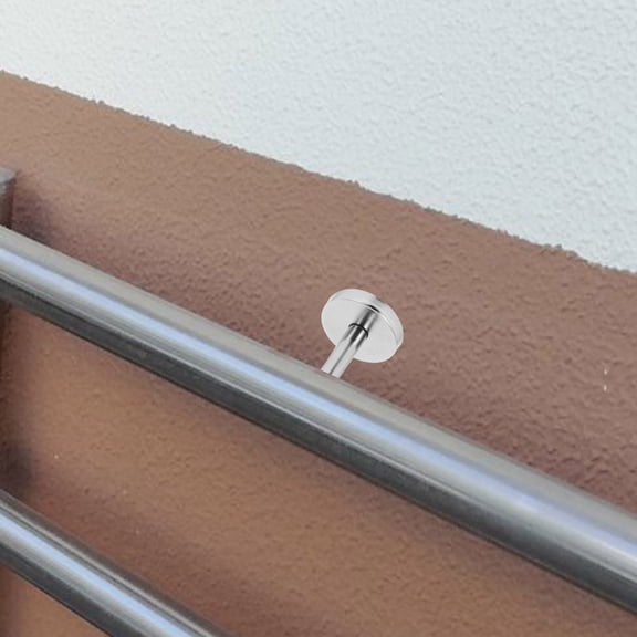 ROSENICE Stainless Steel Handrail Bracket Wall Mounted Holder Indoor Stairs Hand Rail Support Handrail Accessories Handrail Holder Handrail Support Holder