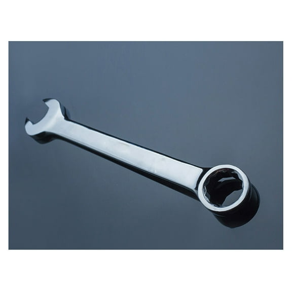 ROSENICE Steel 1Set Dual Heads Double Offset Ring Spanner Combination Wrench Silver Tool for Factory Use