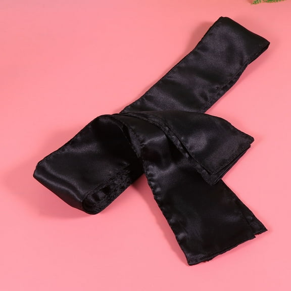 ROSENICE Stretchy Headbands for Women 2Pack Black Satin Headscarf Non Slip