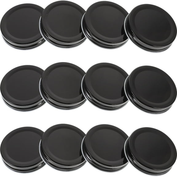 ROSENICE Tinplate Canning Lids 10Pcs for Jars Wide Mouth Airtight Seal and Food Preservation
