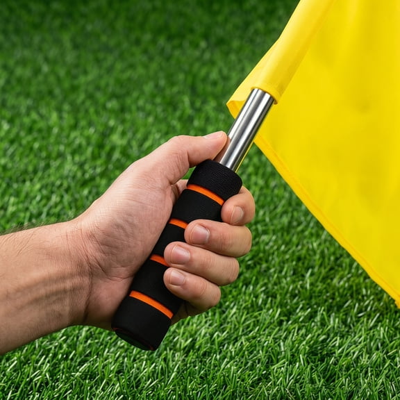 ROSENICE Traffic Control Flag Warning Banner 45.50X34.50X2.50CM Cloth Stainless Steel Travel