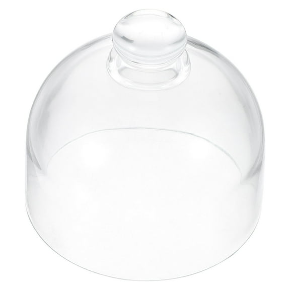 ROSENICE Cake Glass Cover Transparent 1Pc 3.7X3.7X3.3in