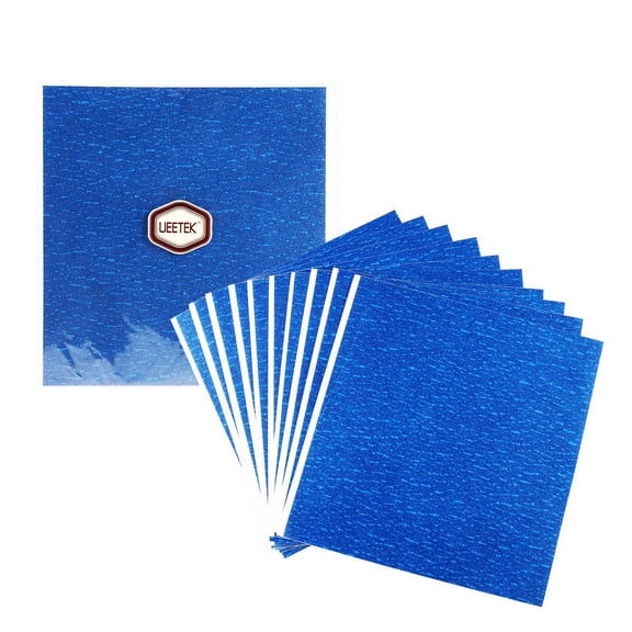 ROSENICE UEETEK 10pcs 210mm x 200mm 3D Printer Heated Bed Blue High Temperature Tape Rubber Adhesive