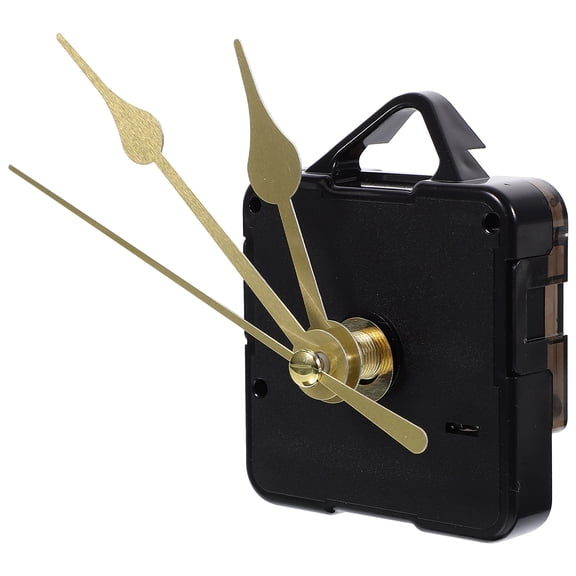 ROSENICE Wall Clock Components Plastic Golden Black for Frameless Clock 1Set 9.7X0.5in