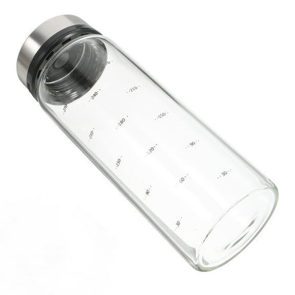 ROSENICE White Glass Pepper Container for Home Use Easy to Clean and Carry Ideal for Storing Salt Pepper Herbs 300ml