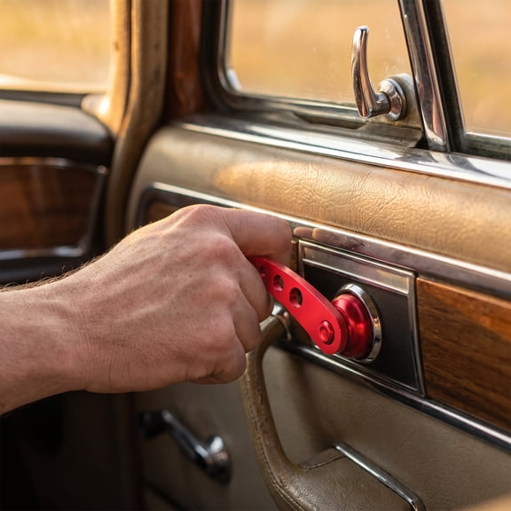 ROSENICE Window Winder Crank Handle Manual Car Winders Door Child Red