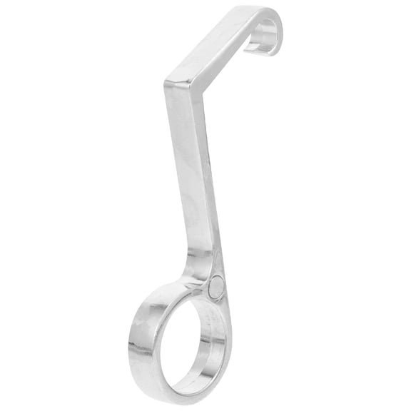 ROSENICE Alloy Bottle Opener for Removing Caps Zinc Silver Easy to Use with Hole for Suspension